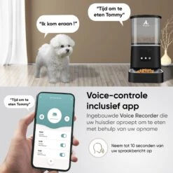 Hozie® Voerautomaat - App En Full HD Camera - Automatische Voerbak Kat Of Hond - Voerinhoud 6 Liter - Voerdispenser - Wit -Huisdierbenodigdheden Korting 1200x1200 1265