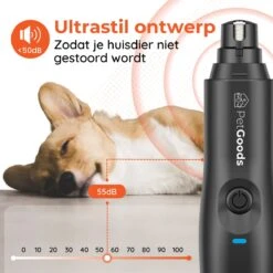 PetGoods Elektrische Nagel Vijl Voor Huisdieren - Incl. 2 Vijlen - Honden/Katten/Dieren - Draadloos 14 PetGoods Elektrische Nagel Vijl Voor Huisdieren - Incl. 2 Vijlen - Honden/Katten/Dieren - Draadloos -Huisdierbenodigdheden Korting 1200x1200 128