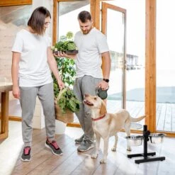 Relaxdays Hondenvoerbak Op Standaard - In Hoogte Verstelbaar - Dubbele Voerbak - Hondenbak - 2 X 2,15 Liter -Huisdierbenodigdheden Korting 1200x1200 1298