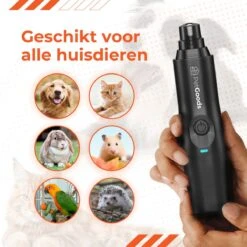 PetGoods Elektrische Nagel Vijl Voor Huisdieren - Incl. 2 Vijlen - Honden/Katten/Dieren - Draadloos 17 PetGoods Elektrische Nagel Vijl Voor Huisdieren - Incl. 2 Vijlen - Honden/Katten/Dieren - Draadloos -Huisdierbenodigdheden Korting 1200x1200 131