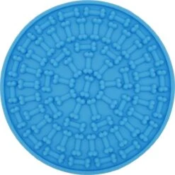 Merkloos Honden Likmat Voor In De Douche, In Bad, Of Voor Het Borstelen - Gemakkelijk Te Verplaatsen En Voedsel Op Aan Te Brengen - Voermat - Lick Pad - Afleidingspad - Slowfeeder - Anti-schrok Voerbak