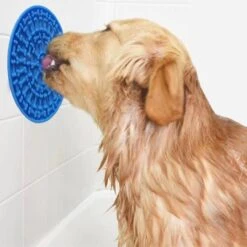 Merkloos Honden Likmat Voor In De Douche, In Bad, Of Voor Het Borstelen - Gemakkelijk Te Verplaatsen En Voedsel Op Aan Te Brengen - Voermat - Lick Pad - Afleidingspad - Slowfeeder - Anti-schrok Voerbak -Huisdierbenodigdheden Korting 1200x1200 1340
