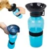 Merkloos Honden Drinkfles On The Go - Makkelijk Mee Te Nemen - Voor Op Reis Of Wandeling - 0.5L Blauw/zwart - Kado Tip !! -Huisdierbenodigdheden Korting 1200x1200 1412