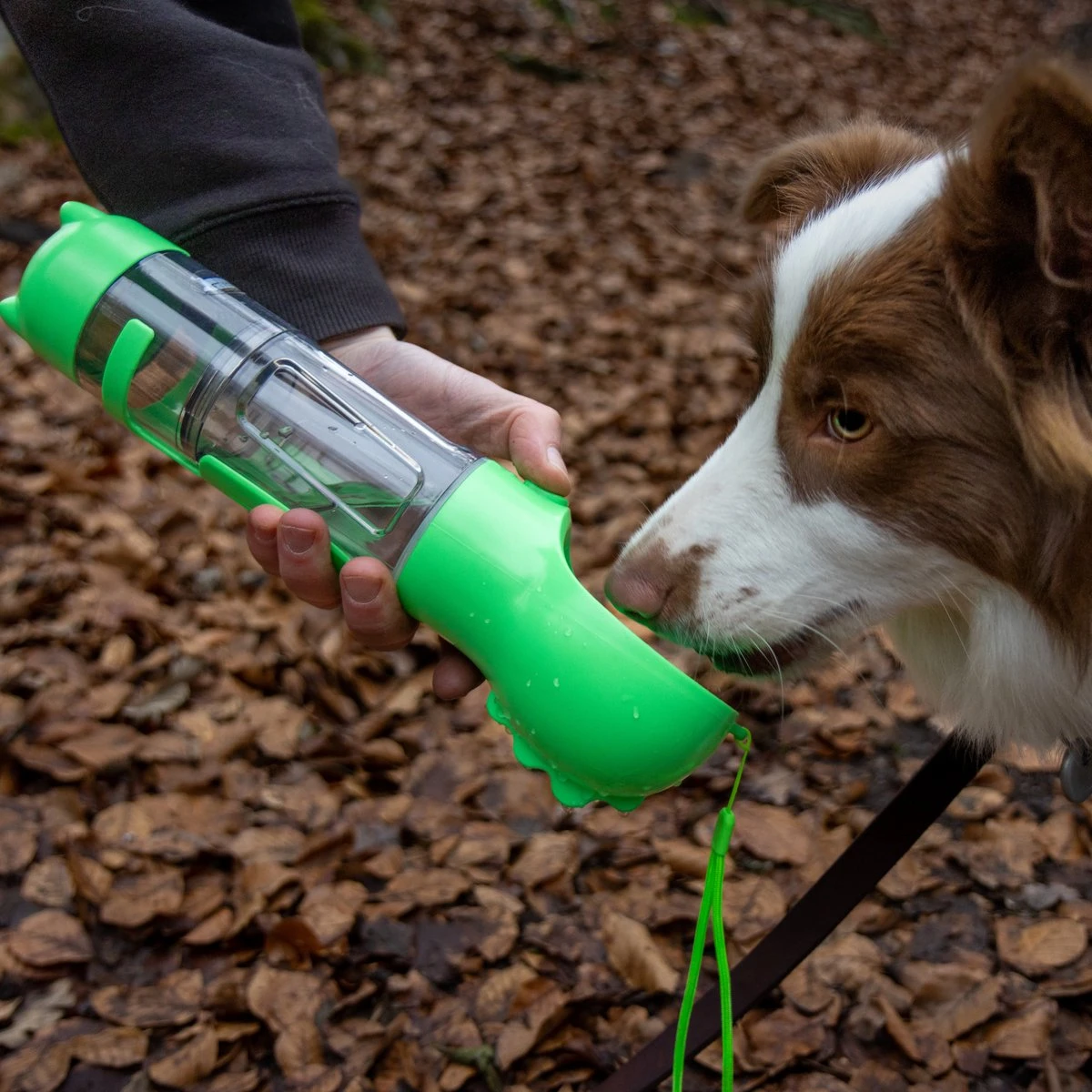 Mister Mill Drinkfles Hond - Honden Bidon - Waterfles - 500ML + 50ML Voeropslag + Poepzakjes Container 8 Mister Mill Drinkfles Hond - Honden Bidon - Waterfles - 500ML + 50ML Voeropslag + Poepzakjes Container - Image 6