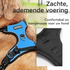 Sharon B - Hondentuigje - Voor Middelgrote Honden - Blauw - Maat M - No Pull Harnas - Anti Trek - Reflecterend - Hoeft Niet Over Het Hoofd Aangetrokken Te Worden 13 Sharon B - Hondentuigje - Voor Middelgrote Honden - Blauw - Maat M - No Pull Harnas - Anti Trek - Reflecterend - Hoeft Niet Over Het Hoofd Aangetrokken Te Worden -Huisdierbenodigdheden Korting 1200x1200 1487