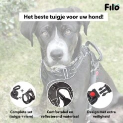 Filo Anti Trek Hondentuig S Met Hondenriem - Y Tuig Hond Verstelbaar - Hondentuigje Kleine Hond + Hondenlijn - Easy Walk Hondenharnas - Hondentuigjes - Leiband - Honden Tuigje - Puppy - Tuig - Hond -Huisdierbenodigdheden Korting 1200x1200 1493