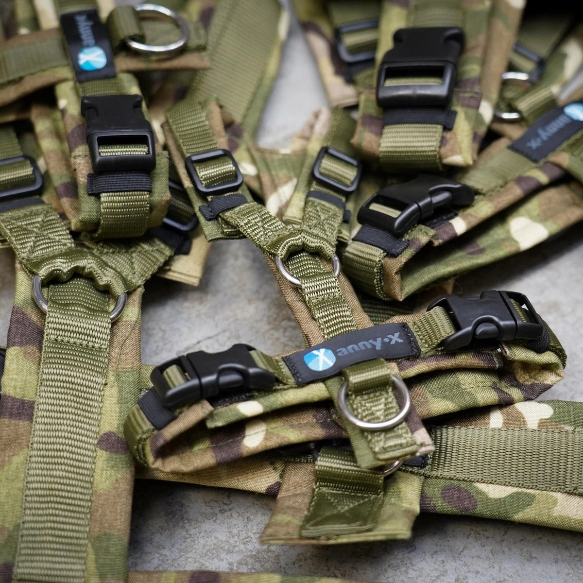 AnnyX Hondentuig - FUN - LIMTED EDITION - Speurtuig - Camouflage - Legergroen - Maat S - Borstomvang 52-64cm - Gewicht Hond 9 -19 Kg - My K9 4 AnnyX Hondentuig - FUN - LIMTED EDITION - Speurtuig - Camouflage - Legergroen - Maat S - Borstomvang 52-64cm - Gewicht Hond 9 -19 Kg - My K9 - Image 2