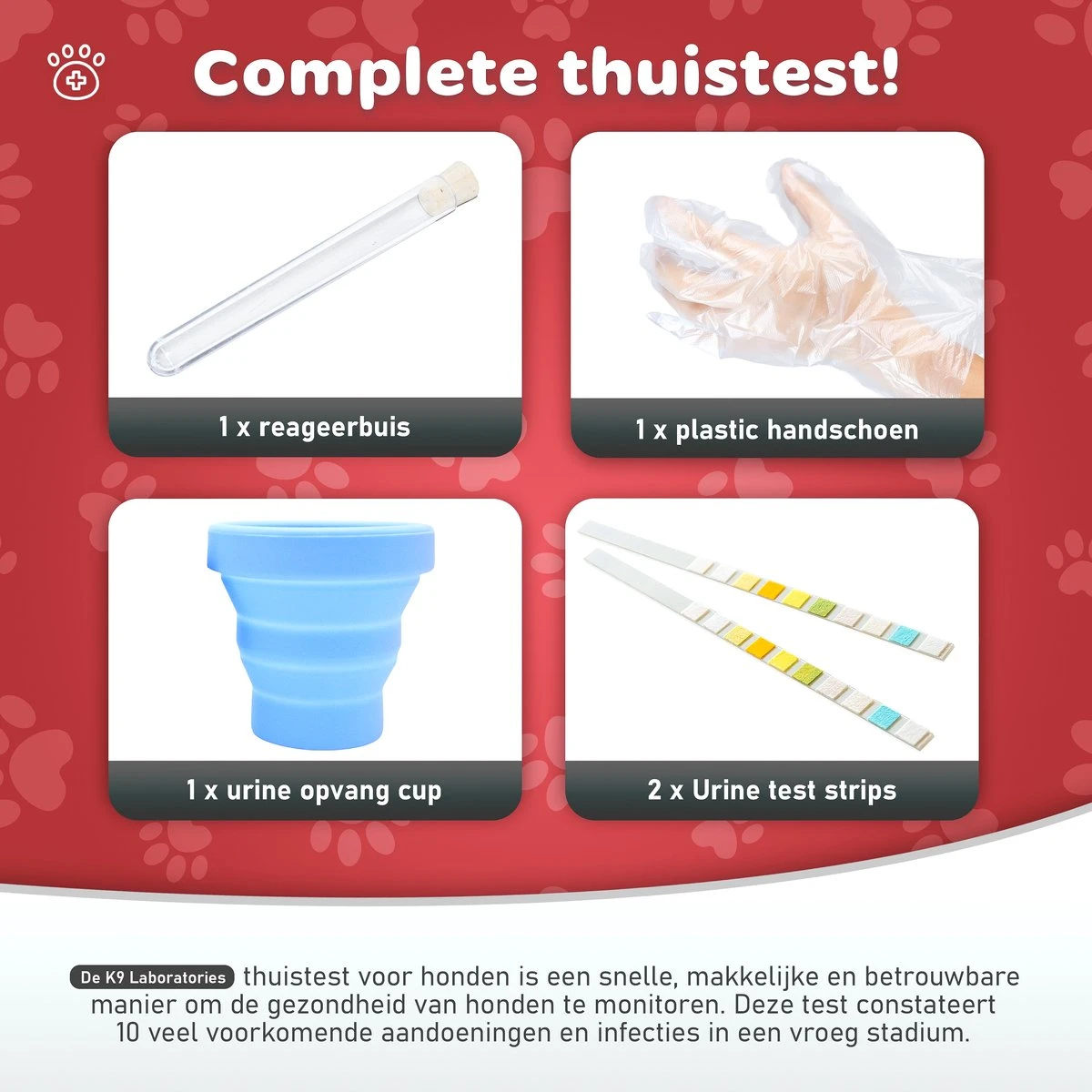 Thuistest Voor Honden - 2 Stuks - Urinetest - Diagnose Van Infecties - Diabetes - Blaasontsteking - Struviet - Nierstenen - Urineweginfectie - Blaasstenen 4 Thuistest Voor Honden - 2 Stuks - Urinetest - Diagnose Van Infecties - Diabetes - Blaasontsteking - Struviet - Nierstenen - Urineweginfectie - Blaasstenen - Image 2