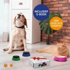 Vulpes Pets® PRO Praatknop Voor Honden - Dogbuttons - Laat Uw Huisdier Spreken - Hondenspeelgoed - Honden Training - Incl. E-Book & Trainingsstickers -Huisdierbenodigdheden Korting 1200x1200 1701