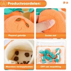 Premium Snuffelmat Voor Hond En Kat - Intelligentie Speelgoed - Snuffel Mat Puppy - IQ Hondenspeeltjes - Educatieve Training Huisdier - Snuffeltrainer Hondenpuzzel - Educatief Speelgoed - Vetalo -Huisdierbenodigdheden Korting 1200x1200 1725