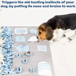 Snuffelmat Hond - Likmat Hond - Honden Speelgoed Intelligentie - Anti Schrokbak Hond - Honden Speeltjes - 100cmx100cm -Huisdierbenodigdheden Korting 1200x1200 1744