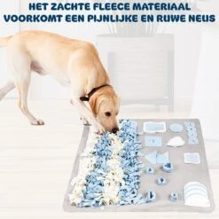 Snuffelmat Hond - Likmat Hond - Honden Speelgoed Intelligentie - Anti Schrokbak Hond - Honden Speeltjes - 100cmx100cm -Huisdierbenodigdheden Korting 1200x1200 1745