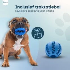 Pawzle Snuffelmat Hond - Likmat - Anti Schrokbak - Honden Speelgoed Intelligentie - Puppy - Inclusief Speelbal - 50x50cm - Blauw -Huisdierbenodigdheden Korting 1200x1200 1757