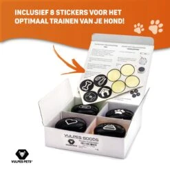 Vulpes Pets® PRO Praatknop Voor Honden Met Speelmat - Dogbuttons - Laat Uw Huisdier Spreken - Hondenspeelgoed - Honden Training - Inclusief E-Book En Speelmat -Huisdierbenodigdheden Korting 1200x1200 1764