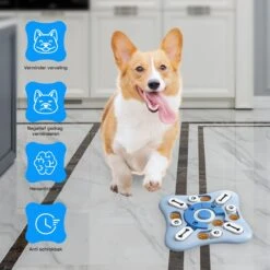 Honden Speelgoed Intelligentie – Hondenpuzzel - Interactieve Training – Voorkomt Verveling – 16 Vakjes – 11 Verplaatsbare Schuifjes - Denkspelletjes Voor Honden - Anti Schrokbak Hond – LumifyMe -Huisdierbenodigdheden Korting 1200x1200 1782