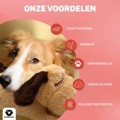 Vulpes Pets® Knuffel Hond Met Hartslag – Puppyknuffel - Hondenknuffel Voor Puppy - Snuggle Puppy - Knuffel Met Hartslag En Gratis Warmte Pad Speciaal Voor Puppy's -Huisdierbenodigdheden Korting 1200x1200 1849