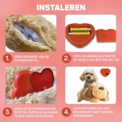Vulpes Pets® Knuffel Hond Met Hartslag – Puppyknuffel - Hondenknuffel Voor Puppy - Snuggle Puppy - Knuffel Met Hartslag En Gratis Warmte Pad Speciaal Voor Puppy's -Huisdierbenodigdheden Korting 1200x1200 1852