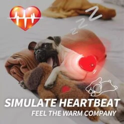 Merkloos Hondenknuffel - Puppyknuffel Met Hartslag - Knuffel Met Hartslag - Antistress Hond - Hondenspeelgoed -Huisdierbenodigdheden Korting 1200x1200 1859