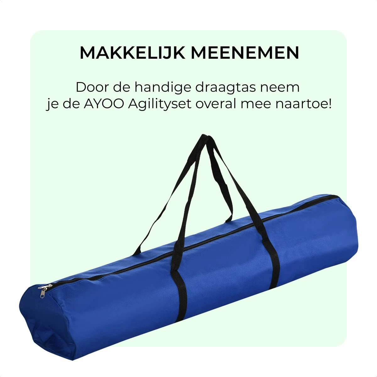 AYOO Agility Voor De Hond - Honden Training - Honden Behendigheid Set - Hondenparcours - Training Huisdieren - Honden Agility Set - Slalom - Horde - Draagzak - Agility Set - Oranje - Wit - GRATIS Speeltouw 4 AYOO Agility Voor De Hond - Honden Training - Honden Behendigheid Set - Hondenparcours - Training Huisdieren - Honden Agility Set - Slalom - Horde - Draagzak - Agility Set - Oranje - Wit - GRATIS Speeltouw - Image 2