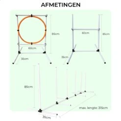 AYOO Agility Voor De Hond - Honden Training - Honden Behendigheid Set - Hondenparcours - Training Huisdieren - Honden Agility Set - Slalom - Horde - Draagzak - Agility Set - Oranje - Wit - GRATIS Speeltouw 14 AYOO Agility Voor De Hond - Honden Training - Honden Behendigheid Set - Hondenparcours - Training Huisdieren - Honden Agility Set - Slalom - Horde - Draagzak - Agility Set - Oranje - Wit - GRATIS Speeltouw -Huisdierbenodigdheden Korting 1200x1200 1936