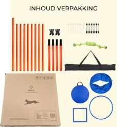 AYOO Agility Voor De Hond - Honden Agility Set - Honden Training - Honden Behendigheid Set - Honden Parcours - Training Huisdieren - Tunnel - Slalom - Horde - Draagzak - 21 Delig - GRATIS Speeltouw 14 AYOO Agility Voor De Hond - Honden Agility Set - Honden Training - Honden Behendigheid Set - Honden Parcours - Training Huisdieren - Tunnel - Slalom - Horde - Draagzak - 21 Delig - GRATIS Speeltouw -Huisdierbenodigdheden Korting 1200x1200 1947