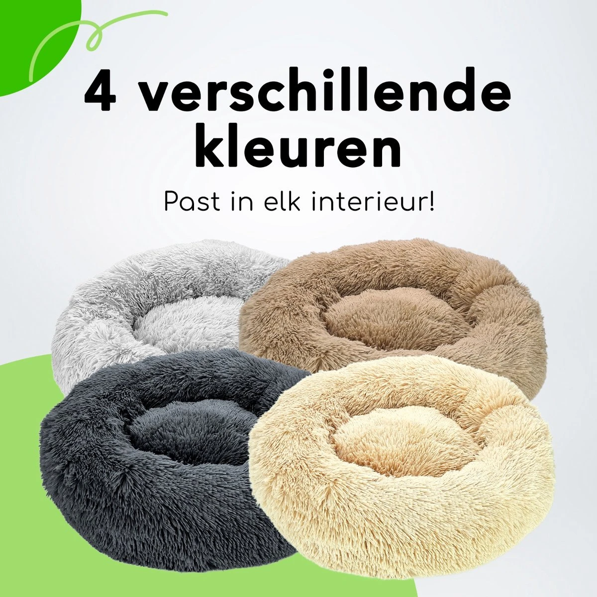 Doxie® Hondenmand – Kattenmand – ⌀ 100 Cm – Met Afneembare Hoesje – Lichtgrijs 10 Doxie® Hondenmand – Kattenmand – ⌀ 100 Cm – Met Afneembare Hoesje – Lichtgrijs - Image 8