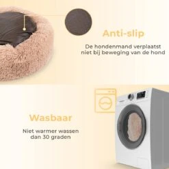 Coooper Donut Hondenmand - Fluffy Hondenmand - 100 Cm - XXL - Wasbaar - Pluche -Huisdierbenodigdheden Korting 1200x1200 2064