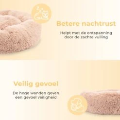 Coooper Donut Hondenmand - Fluffy Hondenmand - 100 Cm - XXL - Wasbaar - Pluche -Huisdierbenodigdheden Korting 1200x1200 2065