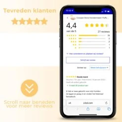 Coooper Donut Hondenmand - Fluffy Hondenmand - 100 Cm - XXL - Wasbaar - Pluche -Huisdierbenodigdheden Korting 1200x1200 2066