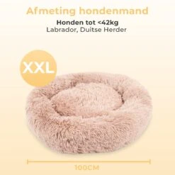 Coooper Donut Hondenmand - Fluffy Hondenmand - 100 Cm - XXL - Wasbaar - Pluche -Huisdierbenodigdheden Korting 1200x1200 2067