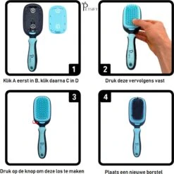 Petsify - Dierenborstel - Professionele 5 In 1 Hondenborstel - Voor Hond En Kat - Tweezijdig - Hondenkam - Kattenborstel - Kattenkam -Huisdierbenodigdheden Korting 1200x1200 213