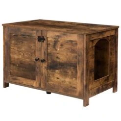 Houten Kattenhuis - Kattenkast Voor Binnen & Buiten - Kattenhok - Kattenhuisje Hout Met Deur En Gat - Hondenhok Voor Kleine Honden - 80 X 50 X 55 Cm -Huisdierbenodigdheden Korting 1200x1200 2178