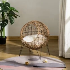 PawHut Kattenhuis Met Metalen Frame D30-442 -Huisdierbenodigdheden Korting 1200x1200 2195