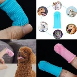 Doodadeals® 4 Stuks Siliconen Honden Tandenborstel - Tanden Borstel Hond - Silicone Dog Tootbrush - Multikleur -Huisdierbenodigdheden Korting 1200x1200 2203