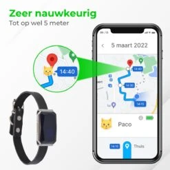 Nuvance - GPS Tracker Voor Hond En Kat - Huisdier - IP67 Waterdicht - Zwart -Huisdierbenodigdheden Korting 1200x1200 2229