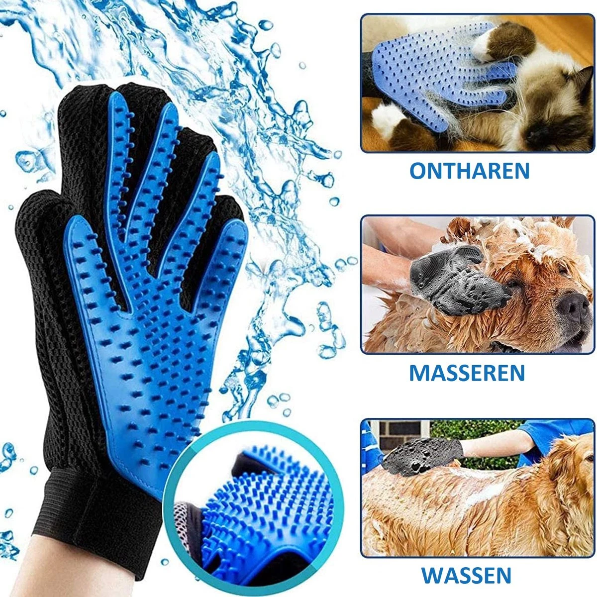Professionele Kattenborstel/Hondenborstel + BONUS - Bovenvacht | Ondervacht - Langharige | Kortharige - Haarverwijderaar Voor Huisdieren - Kattenkam - Hondenkam 7 Professionele Kattenborstel/Hondenborstel + BONUS - Bovenvacht | Ondervacht - Langharige | Kortharige - Haarverwijderaar Voor Huisdieren - Kattenkam - Hondenkam - Image 5