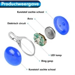 Professor Q - Verlichting Hond - Led Lampje Honden - Lampje Hondenhalsband - Honden Lampje Halsband - Hondenlampje - Blauw -Huisdierbenodigdheden Korting 1200x1200 2290