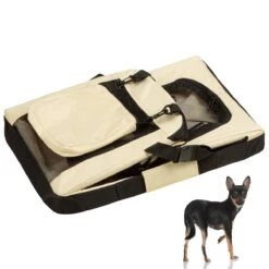 Autobench Nylon Bench Hond - Beige/Zwart - 68 X 41 X 51 Cm -Huisdierbenodigdheden Korting 1200x1200 2315