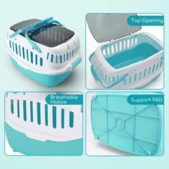 Nobleza 41WSI - Reisbench - Reismand - Transportbox - 58 X 40 X 42.5 Cm - Blauw -Huisdierbenodigdheden Korting 1200x1200 2327