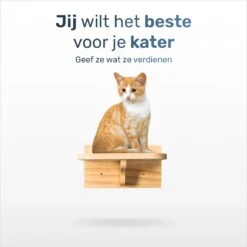 Katten Klimmuur - Complete Set - Krabpaal - Huisje - Ladders - Plateaus - Katten Klim Wand - Krabpaal Muur - Klimmuur Kat - Krabpaal Voor Grote Katten - Klimwand -Huisdierbenodigdheden Korting 1200x1200 2337