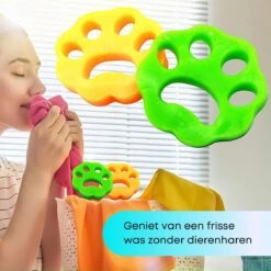 CaseProtect HG - 2 Stuks Haarverwijderaar Voor Katten En Honden - Eenvoudig Haren Verwijderen In Wasmachine En Droger - Kattenhaar En Hondenhaar - Anti Haren - Pluizenverwijderaar En Dierenhaar Verwijderaar Voor Kleding -Huisdierbenodigdheden Korting 1200x1200 234