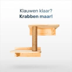 Katten Klimmuur - Complete Set - Krabpaal - Huisje - Ladders - Plateaus - Katten Klim Wand - Krabpaal Muur - Klimmuur Kat - Krabpaal Voor Grote Katten - Klimwand -Huisdierbenodigdheden Korting 1200x1200 2341