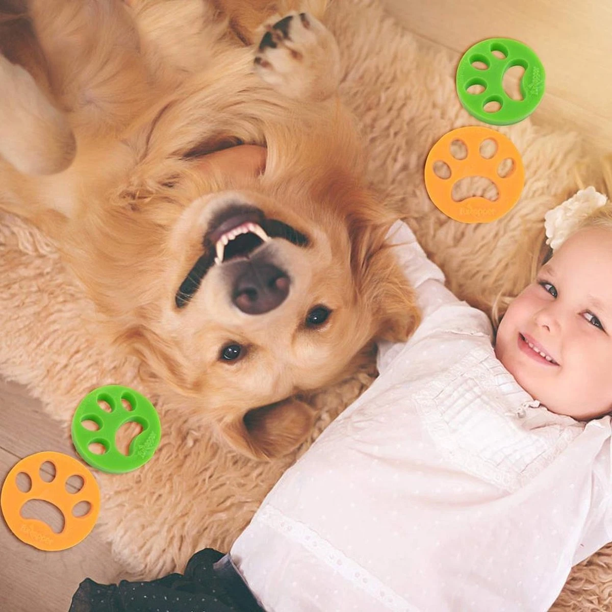 Merkloos Huisdierhaar Verwijderaar – Haarverwijderaar Voor Huisdieren- Pluizenverwijderaar - Furzapper - Kattenhaar Verwijderaar - Voor In De Wasmachine En Droger - 2 Stuks In 1 Verpakking - Kleur: Groen & Oranje 5 Merkloos Huisdierhaar Verwijderaar – Haarverwijderaar Voor Huisdieren- Pluizenverwijderaar - Furzapper - Kattenhaar Verwijderaar - Voor In De Wasmachine En Droger - 2 Stuks In 1 Verpakking - Kleur: Groen & Oranje - Image 3