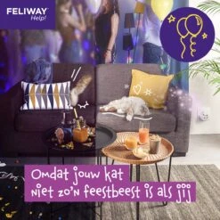 Feliway Help! - Verdamper + Cartridge - 7 Dagen - Kat - Tijdelijke Spannende Situaties Voor Je Kat -Huisdierbenodigdheden Korting 1200x1200 2414