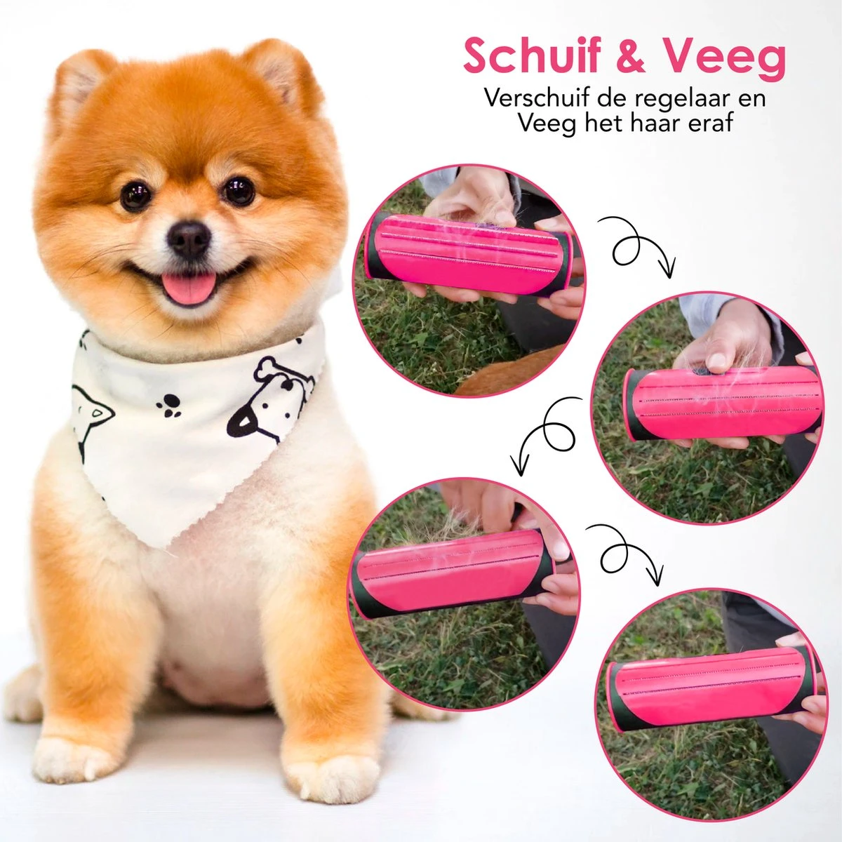 Frenkies HuisdierPlezier Hondenborstel - Borstels - Hondenborstel - Hondenkam - Roze 4 Frenkies HuisdierPlezier Hondenborstel - Borstels - Hondenborstel - Hondenkam - Roze - Image 2