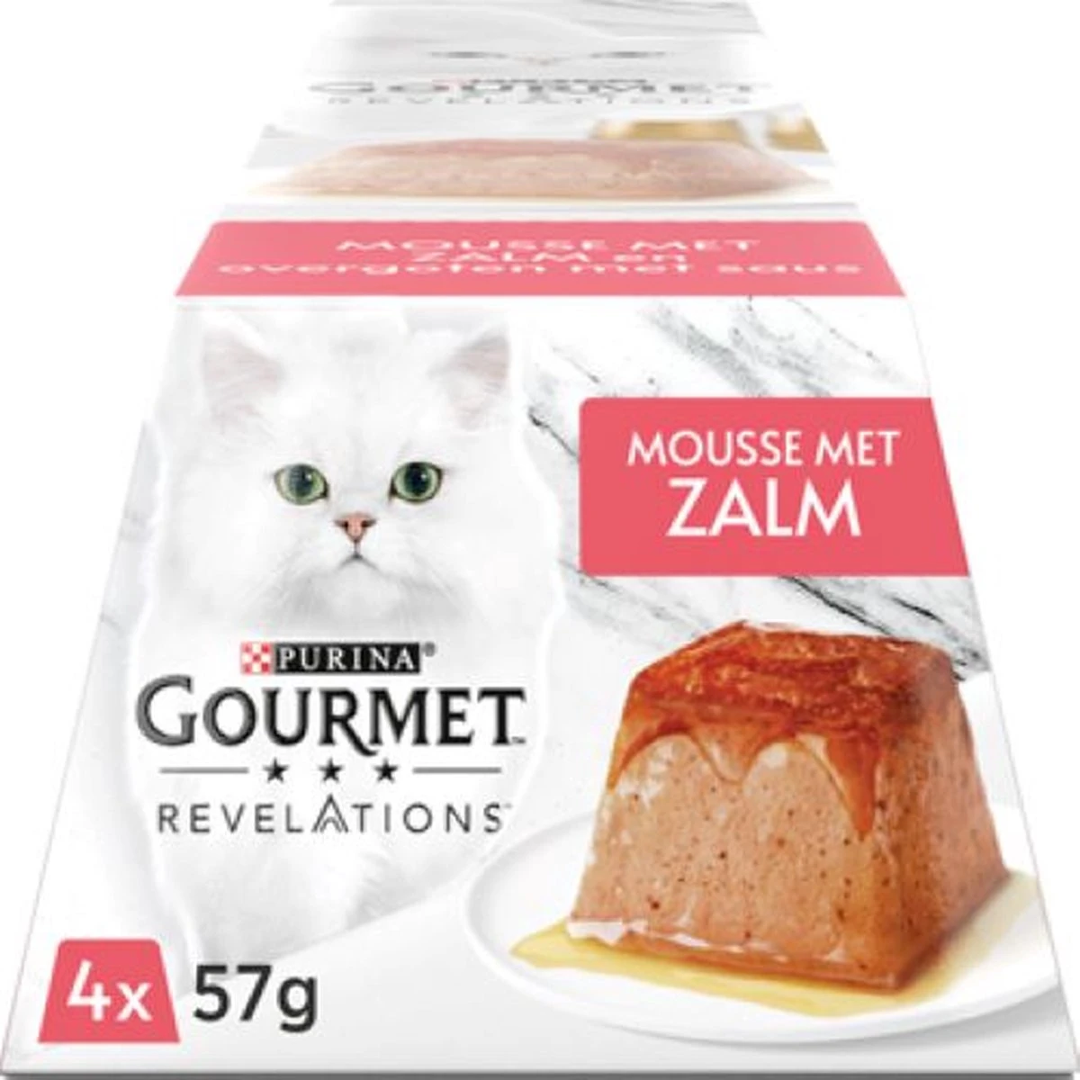 Gourmet Revelations Mousse - Kattenvoer Natvoer - Zalm - 24 X 57 G 3 Gourmet Revelations Mousse - Kattenvoer Natvoer - Zalm - 24 X 57 G