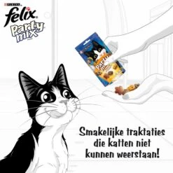 Felix Party Mix - Kattensnacks Original - 8 X 60g -Huisdierbenodigdheden Korting 1200x1200 2515