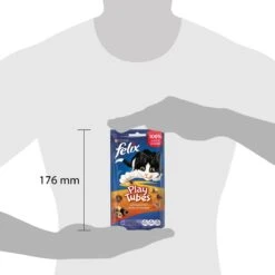 Felix PlayTubes - Kattensnacks - Kip & Lever - 8 X 50g -Huisdierbenodigdheden Korting 1200x1200 2517