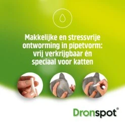 Dronspot Spot On Ontwormingsmiddel Voor Middelgrote Katten (2,5 Kg - 5 Kg) 2 Pipetten -Huisdierbenodigdheden Korting 1200x1200 2534