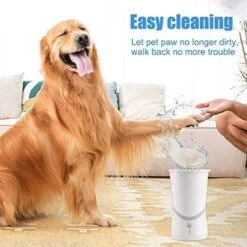 Merkloos Elektrische Hondenpootreiniger Draagbare Pet Voetenreinigingsborstel Zuigerkom Hondenvoetenreiniger Wasmachine Zachte Siliconenborstels Voor Modderige Poten Oplaadbare USB -Huisdierbenodigdheden Korting 1200x1200 256